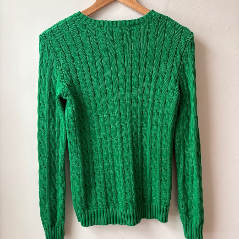 Vintage Ralph Lauren Cable-Knit Crewneck Sweater - Picture 4 of 13